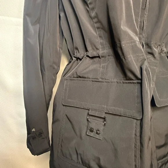 London Fog Women's Black Utility Jacket - Picture 2 of 15